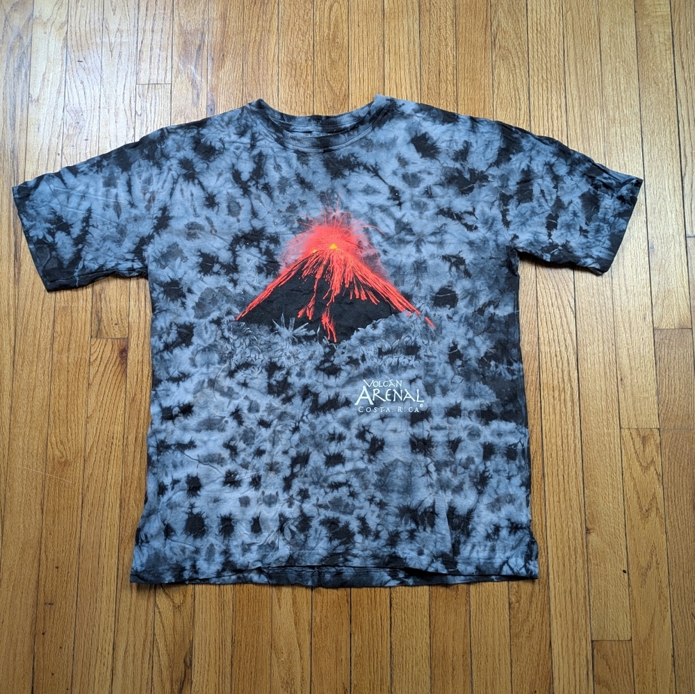Gray Volcano Graphic Tee